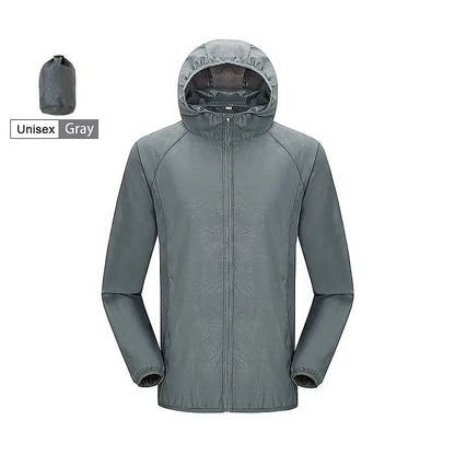 Veste Imperméable Randonnée Légère Anti UV Outdoor