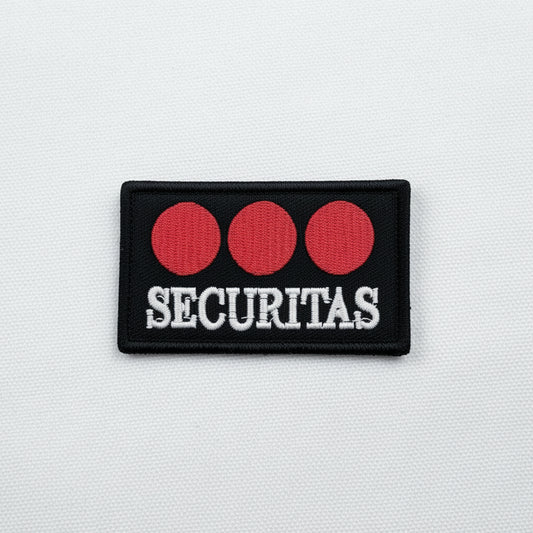 Patch Brodé Securitas – Insigne Sécurité | Velcro, Couture ou Adhésif