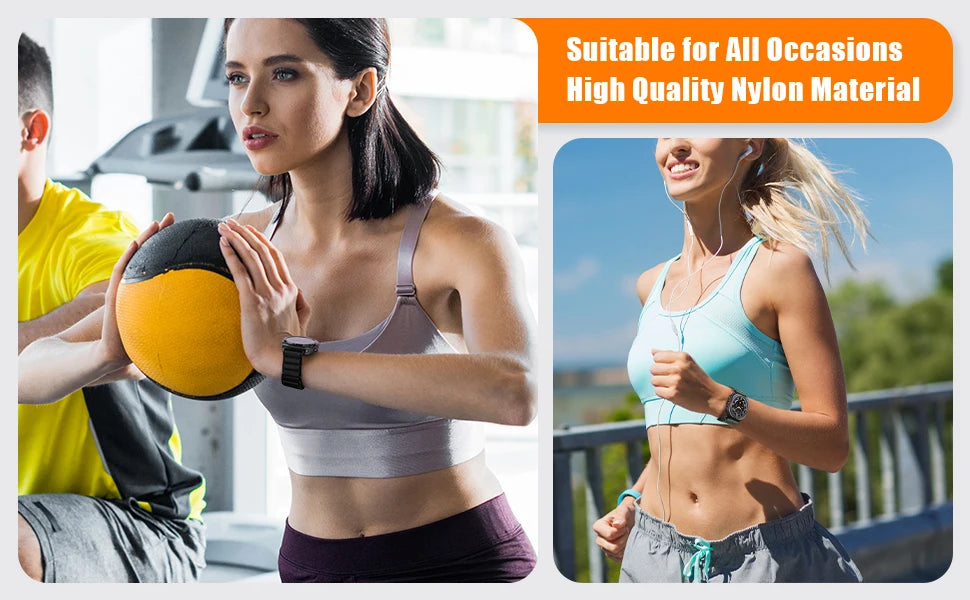 Alpine Loop Bracelet pour Samsung Galaxy Watch Ultra 47mm – Bracelet Sport en Nylon avec Boucle en Titane BLACKBEARD OUTDOOR INDUSTRIES