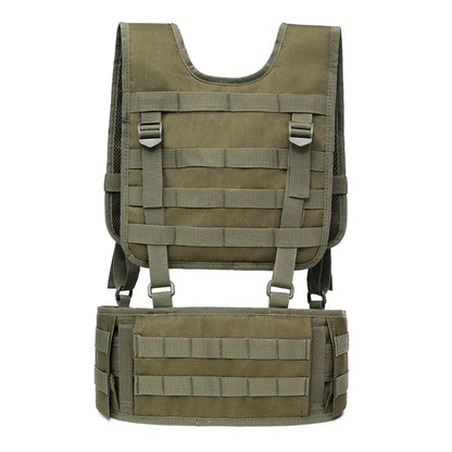 Harnais Tactique MOLLE avec Ceinture Détachable – Harnais de Combat Airsoft, Équipement Militaire, Entraînement et Chasse Outdoor BLACKBEARD OUTDOOR INDUSTRIES