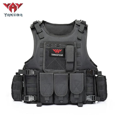 gilet tactique yakeda porte plaques police gendarmerie