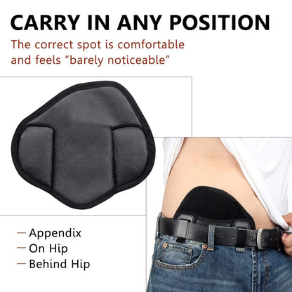 Holster IWB discret en simili cuir PU, compatible G19