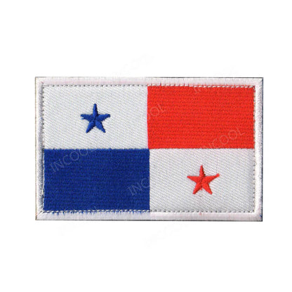 Patch Drapeaux Brodés Amérique et Caraïbes – 8×5 cm avec Velcro - BLACKBEARD OUTDOOR INDUSTRIES