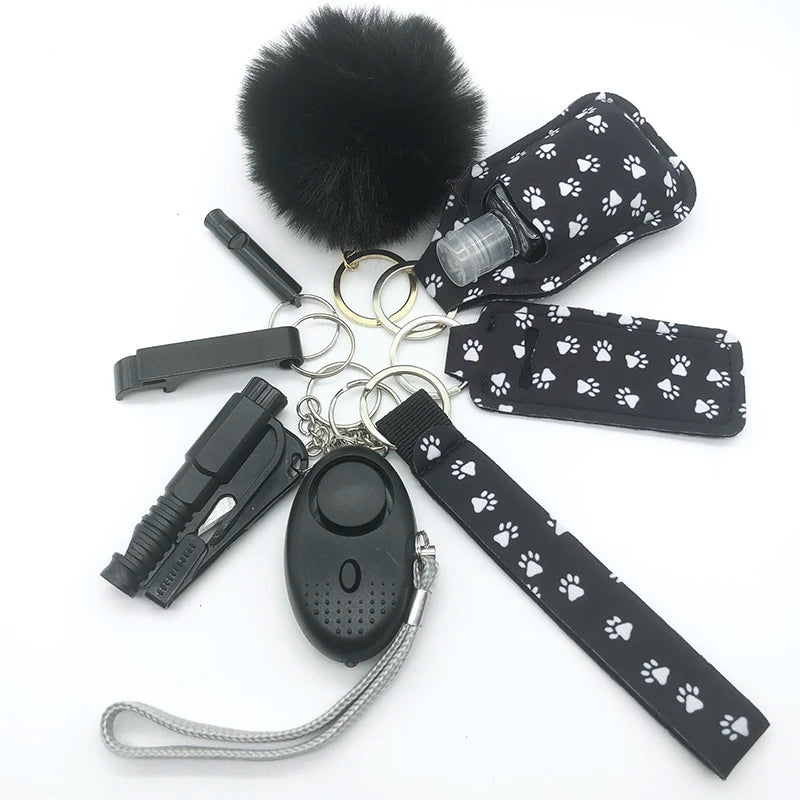 Porte-clés de survie pour femme, modèles au choix