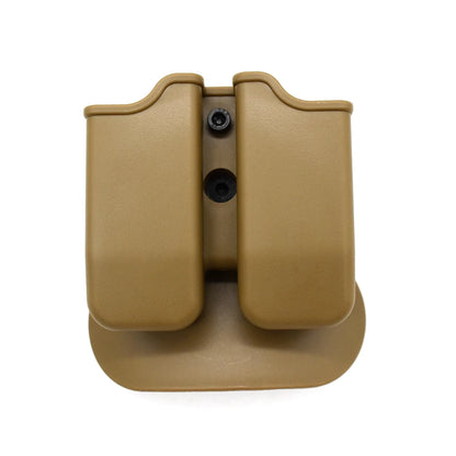 Holster Ceinture IMI Glock 17/19 Gen 1-4 + Porte-Chargeur Double 9mm – Polymère Léger, Droitier | Noir, Tan, Vert - BLACKBEARD OUTDOOR INDUSTRIES