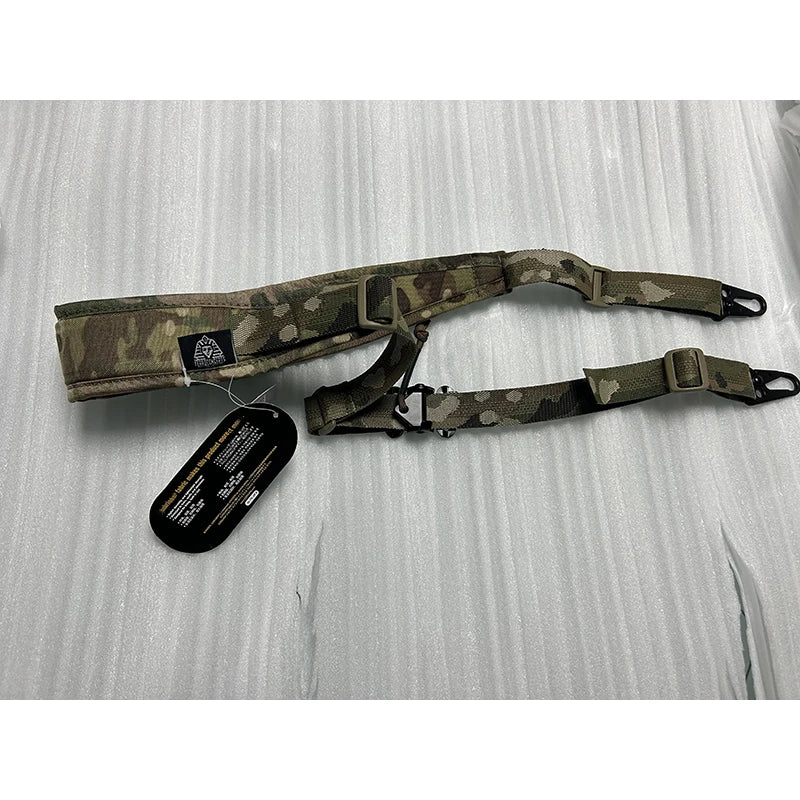 Sangle Tactique 2 Points Camouflage Nylon 500D – Réglable Quick Adjust, 9 Coloris