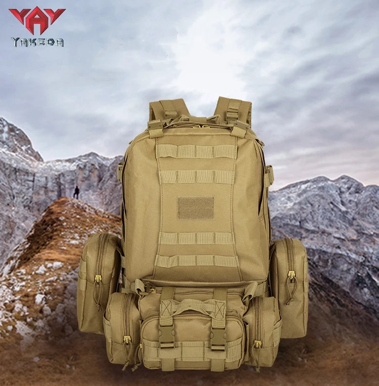 YAKEDA Sac à Dos Tactique MOLLE – Sac Duffel Multifonction Outdoor - BLACKBEARD OUTDOOR INDUSTRIES