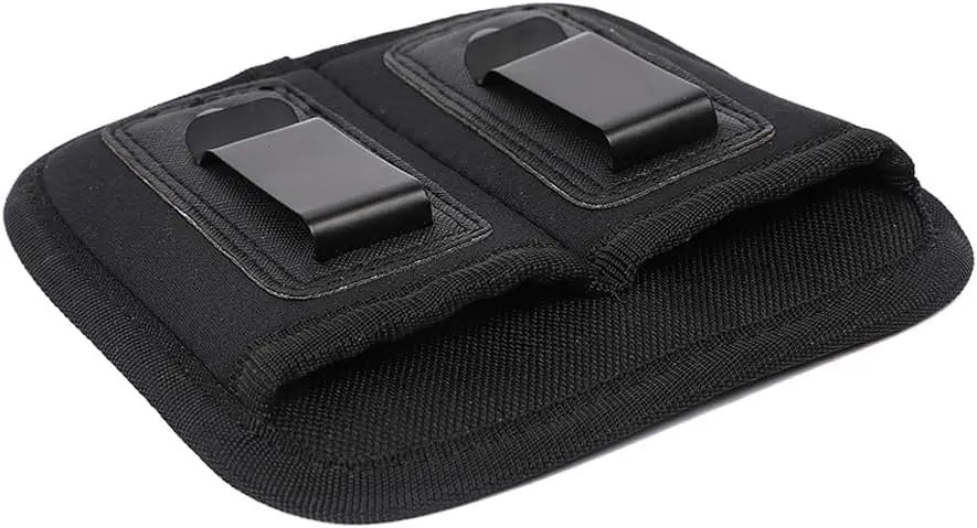 Pochette Porte-Chargeur Simple/Double pour Armes - Support IWB pour Chargeur 9mm, .40, .45, .380, .357 | Étui de Poche avec Clip Métallique BLACKBEARD OUTDOOR INDUSTRIES