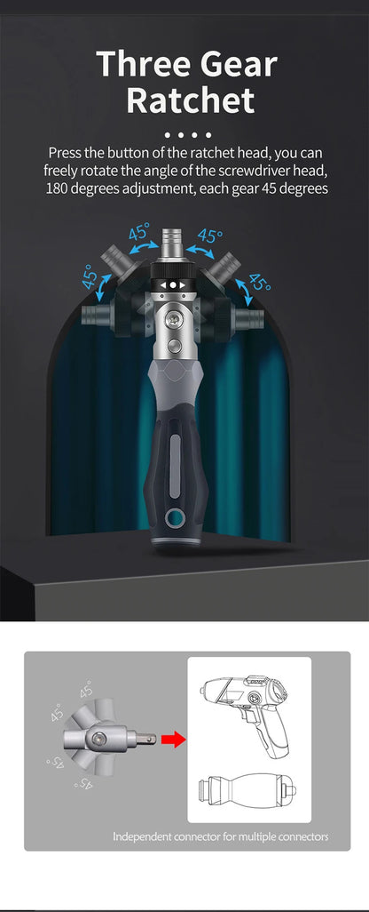 Coffret Tournevis Cliquet Multidirectionnel 30–49 pièces – Acier Vanadium Magnétique - BLACKBEARD OUTDOOR INDUSTRIES