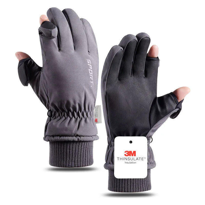 Gants Hiver Chauds GTUBIKE – Vélo Ski Randonnée Tactile Imperméable