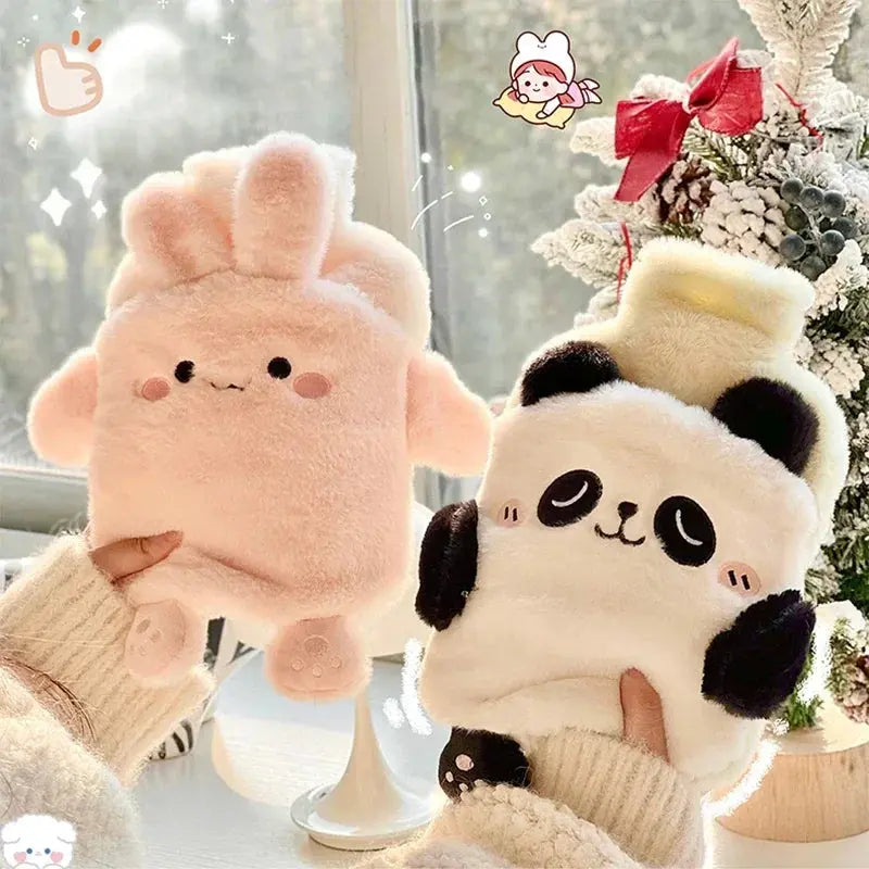 Bouillotte Kawaii Isolante en Caoutchouc avec Housse en Peluche Ma boutique