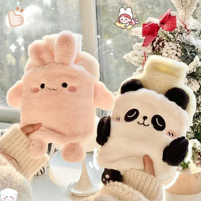 Bouillotte Kawaii Isolante en Caoutchouc avec Housse en Peluche Ma boutique