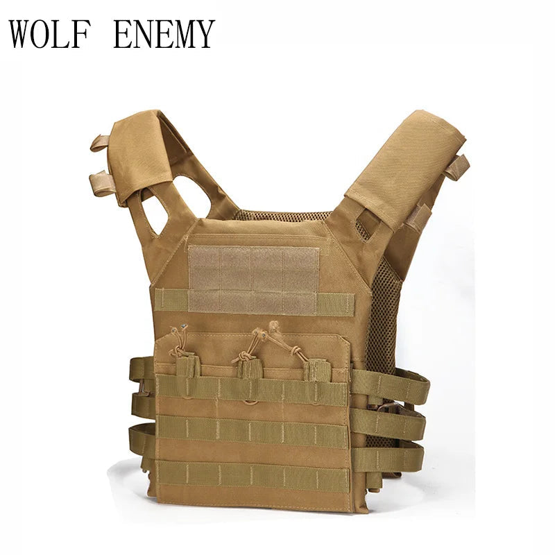 Gilet Tactique MOLLE 1000D – Version Simplifiée Porte-Plaques de Chasse, Protection et Armure de Corps avec Poches pour Munitions BLACKBEARD OUTDOOR INDUSTRIES