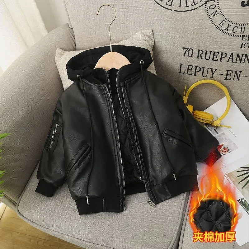 Veste Garçon Hiver Imperméable à Capuche – 12 Mois à 8 Ans