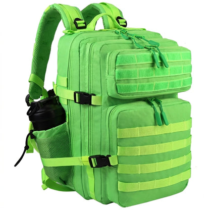 Sac à dos tactique 45 L avec système MOLLE et compartiment PC