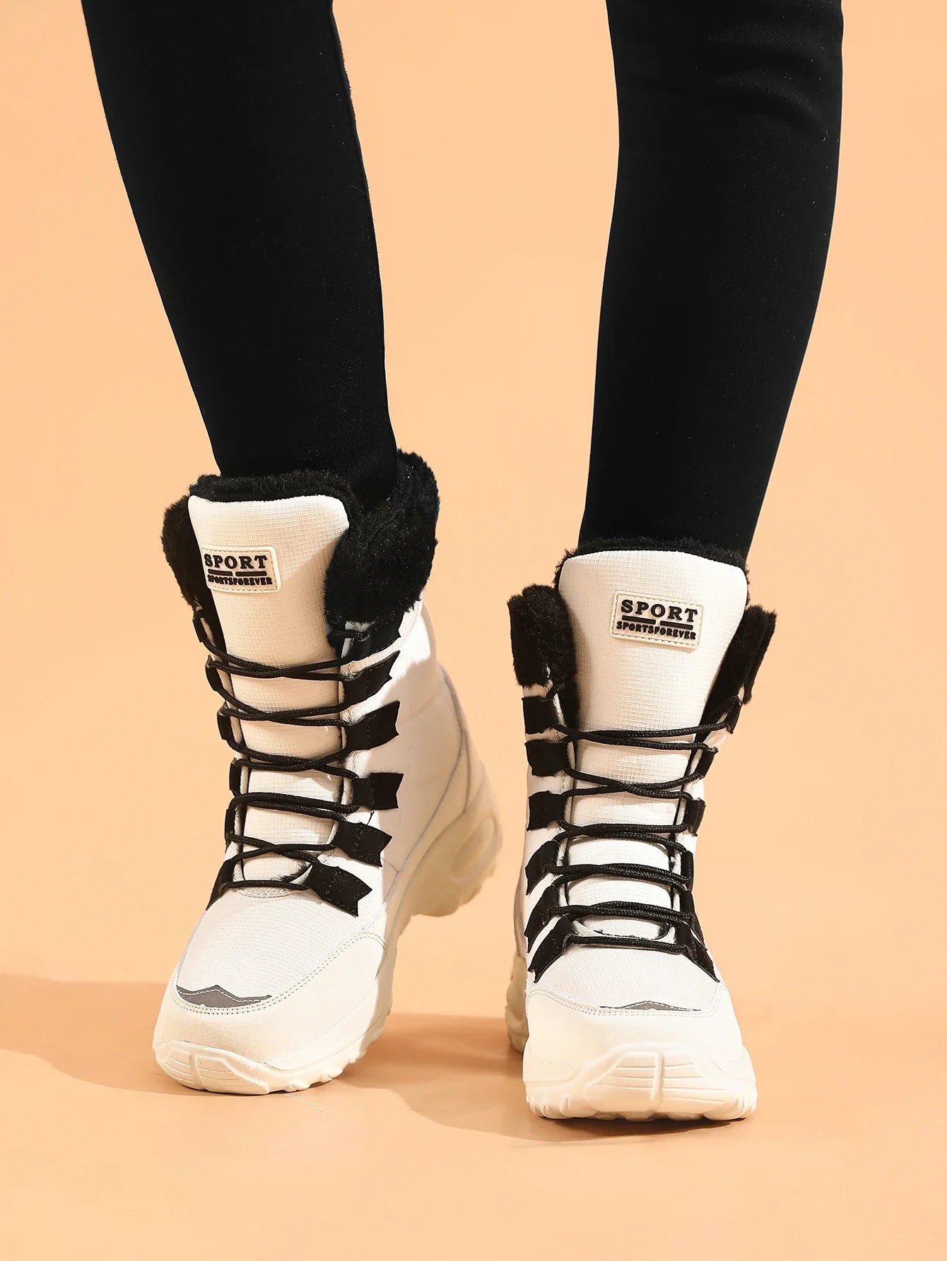 Bottes Hautes Femme – Chaudes & Imperméables – Fourrées et Confortables – Modèle Hiver PANDA ENERGY - BLACKBEARD OUTDOOR INDUSTRIES