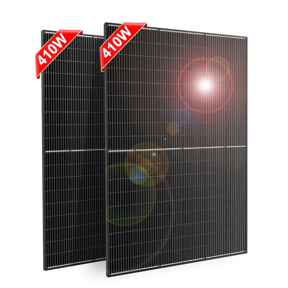 Panneau solaire DOKIO 400W-800W - étanche, alimentation solaire pour maison (inverter non inclus) - BLACKBEARD OUTDOOR INDUSTRIES