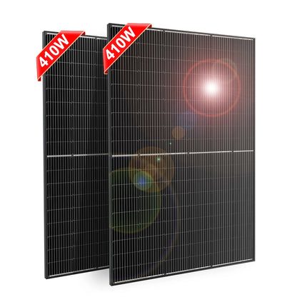 Panneau solaire DOKIO 400W-800W - étanche, alimentation solaire pour maison (inverter non inclus) - BLACKBEARD OUTDOOR INDUSTRIES