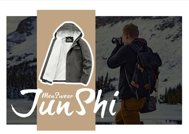 Parka Homme Hiver À Capuche — Rembourré Coton, Doublure Polaire, Coupe Ample | M à 4XL - BLACKBEARD OUTDOOR INDUSTRIES
