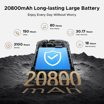 DOOGEE Fire 6 Max 5G – Smartphone robuste avec imagerie thermique & batterie XXL - BLACKBEARD OUTDOOR INDUSTRIES