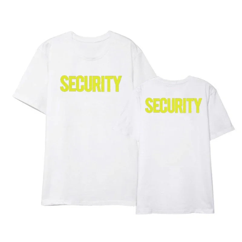 T-shirt Sécurité à Imprimé Recto-Verso - T-shirt Homme Uniforme Personnel d'Événement | Vêtement de Travail Casual à Manches Courtes - BLACKBEARD OUTDOOR INDUSTRIES