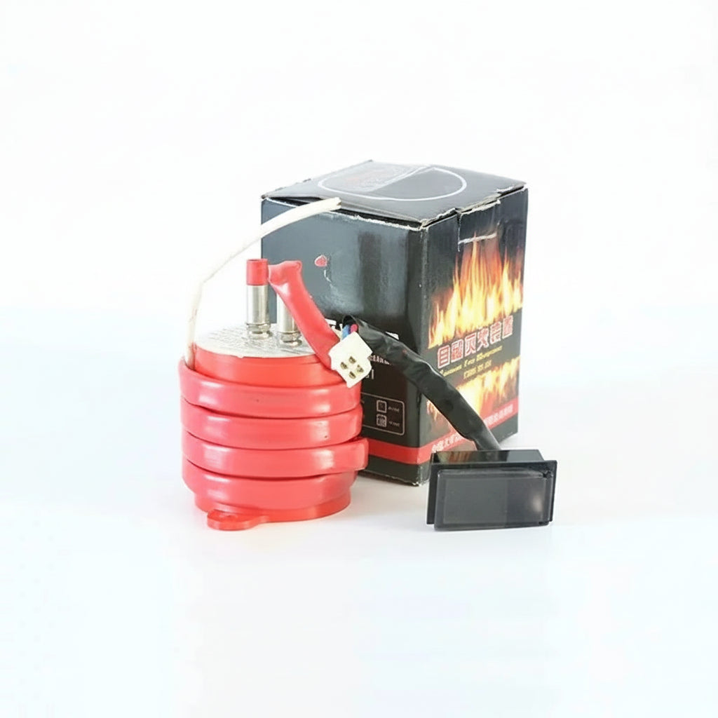 Dispositif d'Extinction Automatique a Poudre Ultra-Fine pour Moteur et Chassis – Protection Incendie Vehicule Sans Intervention pour Flottes de Securite et Vehicules de Patrouille