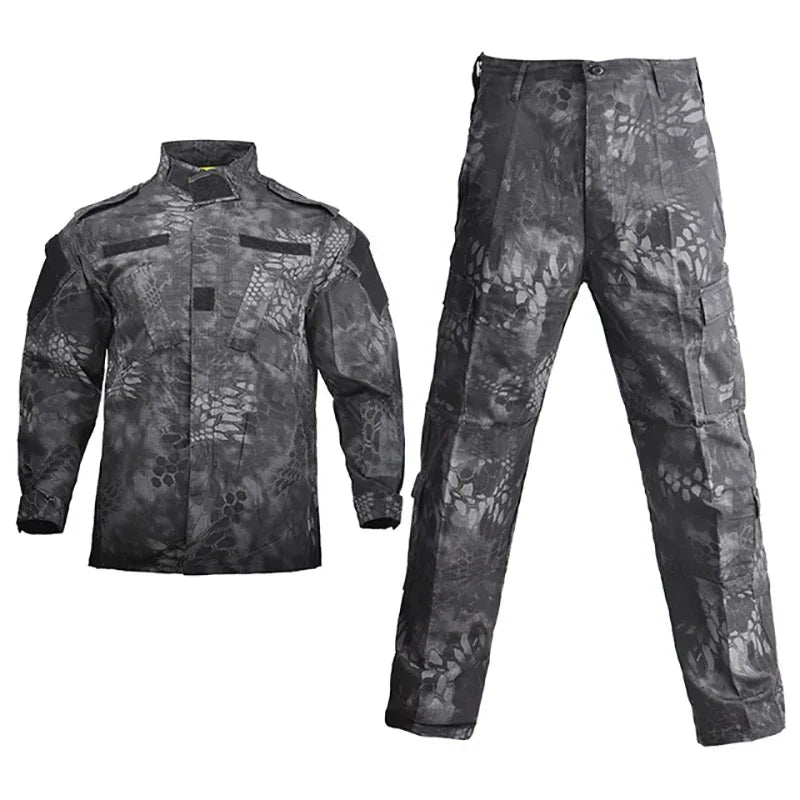 Uniforme Tactique BDU Camouflage Kryptek Mandrake - Vêtement de Terrain pour Entraînement et Chasse - BLACKBEARD OUTDOOR INDUSTRIES