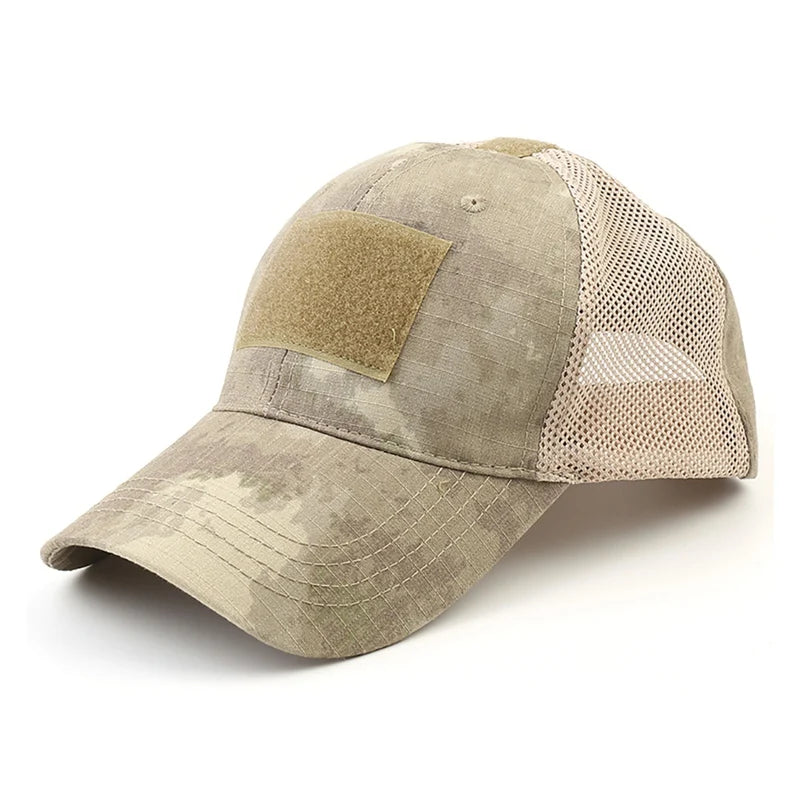 Casquette Multicam Camouflage Outdoor – Réglable, Maille Respirante – Tactique, Airsoft, Pêche, Chasse, Randonnée, Basket - BLACKBEARD OUTDOOR INDUSTRIES