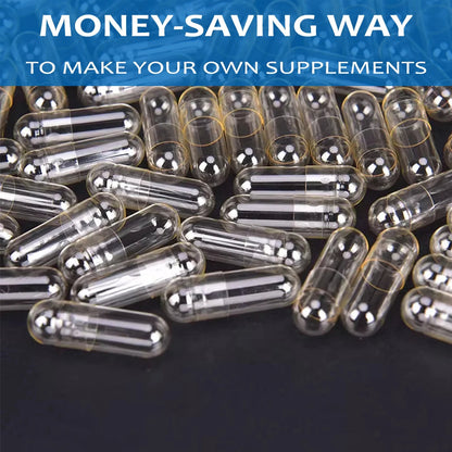 1000PCS Capsules Végétales Vides Taille 000, 1#, 4# – HPMC, Végan, Halal & Casher Certifiées Ma boutique