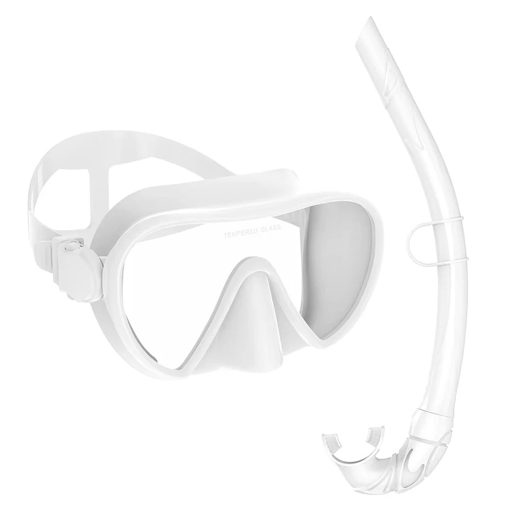 JoyMaySun Masque de Plongée Frameless avec Tuba – Set de Snorkeling Ultra Léger et Compact - BLACKBEARD OUTDOOR INDUSTRIES