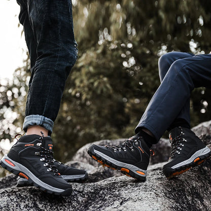 Chaussures de randonnée imperméables homme et femme, montantes