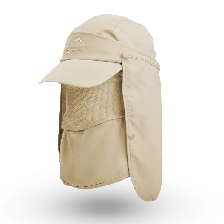 Chapeau de Protection UV d'Été – Casquette Anti-UV avec Protection du Cou et du Visage, Pliable, Séchage Rapide, Imperméable, Idéale pour Randonnée, Pêche et Activités Outdoor - BLACKBEARD OUTDOOR INDUSTRIES