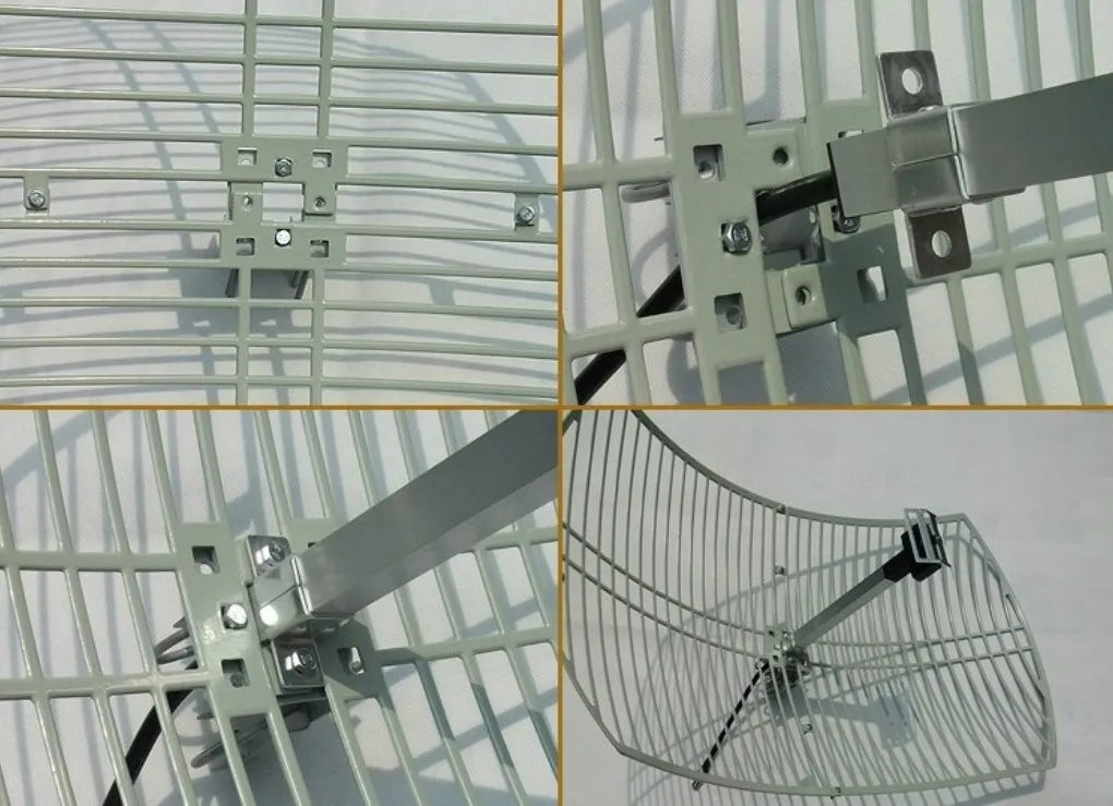 Antenne Parabolique Alfa Étanche 2.4GHz 15dBi – Réflecteur Haute Performance pour Réseau Wi-Fi 802.11b/g/n - BLACKBEARD OUTDOOR INDUSTRIES