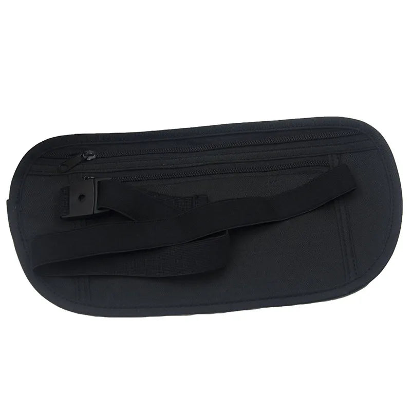 Ceinture Pochette de Voyage Sécurisée – Unisexe, Ultra-fine, Noire - BLACKBEARD OUTDOOR INDUSTRIES