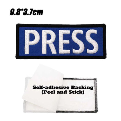 Patch Brodé PRESS – Insigne Militaire | Velcro, Couture ou Adhésif