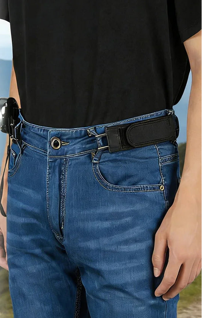 Ceinture Élastique Sans Boucle Crochet Métal – Invisible, Unisexe, Lot de 1 à 4