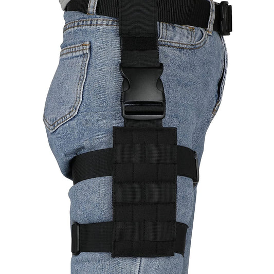 Plateforme Drop Leg MOLLE Universelle – Holster Cuisse Tactique + Ceinture Réglable