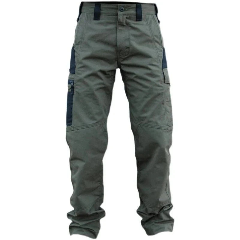 Pantalon Cargo Homme Résistant à l'Usure — Multi-poches, Coupe Droite, Style Tactique et Décontracté - BLACKBEARD OUTDOOR INDUSTRIES