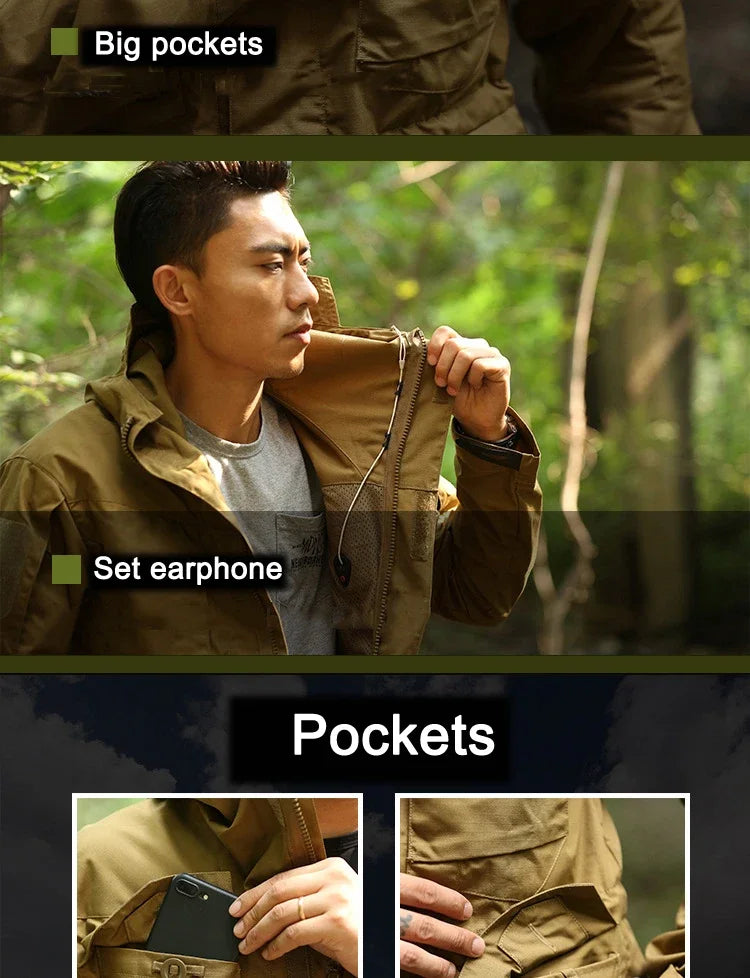 Veste M65 Tactique Militaire Homme – Hiver | Imperméable, Polaire, Chaude & Résistante - BLACKBEARD OUTDOOR INDUSTRIES