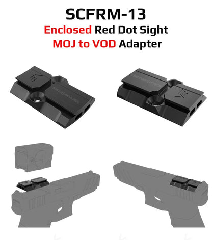 Adaptateur Universel pour Viseur Red Dot Airsoft M2/M4 – Montage sur Pistolet pour Accessoires Tactiques et de Chasse - BLACKBEARD OUTDOOR INDUSTRIES