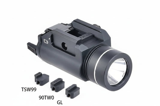 Lampe Tactique Pistolet TLR-1 – 1000 Lumens, Aluminium Aéronautique, Rail 20mm, Compatible Glock G17