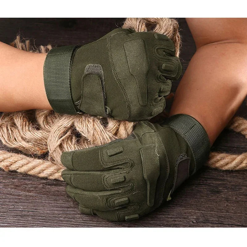 Gants Tactiques Demi-Doigt & Plein Doigt – Airsoft, Paintball, Cyclisme | Antidérapant