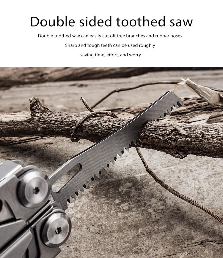 Outdoor Camping Multi Tools Folding Survival Gear Plier Knife Wire Stripper Outdoor Mini Portable Hand Tools Knife, Scissors ﻿ BLACKBEARD OUTDOOR INDUSTRIES