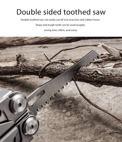 Outdoor Camping Multi Tools Folding Survival Gear Plier Knife Wire Stripper Outdoor Mini Portable Hand Tools Knife, Scissors ﻿ BLACKBEARD OUTDOOR INDUSTRIES