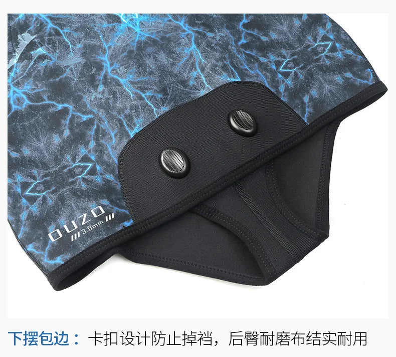 Combinaison Néoprène Homme 3 mm – Pêche, Plongée, Chasse Sous-Marine, Surf et Natation - BLACKBEARD OUTDOOR INDUSTRIES