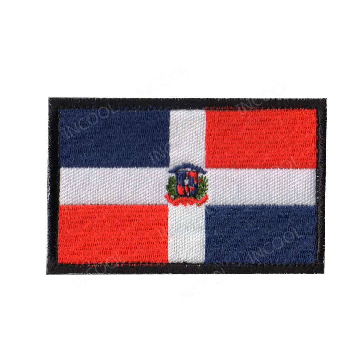 Patch Drapeaux Brodés Amérique et Caraïbes – 8×5 cm avec Velcro - BLACKBEARD OUTDOOR INDUSTRIES
