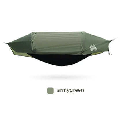Hamac Tente Double Pâle Anti-Moustiques Imperméable – Nylon 70D, Charge 200 kg | Camping, Randonnée, Bivouac | 5 Coloris