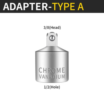 Onnfang Adaptateur Douille Cliquet – 1/2", 3/8", 1/4" CR-V Chrome Vanadium – Outils de Réparation Auto, Vélo, Maison, Garage - BLACKBEARD OUTDOOR INDUSTRIES