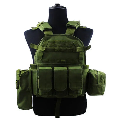 Gilet porte-plaques tactique 6094 MOLLE réglable