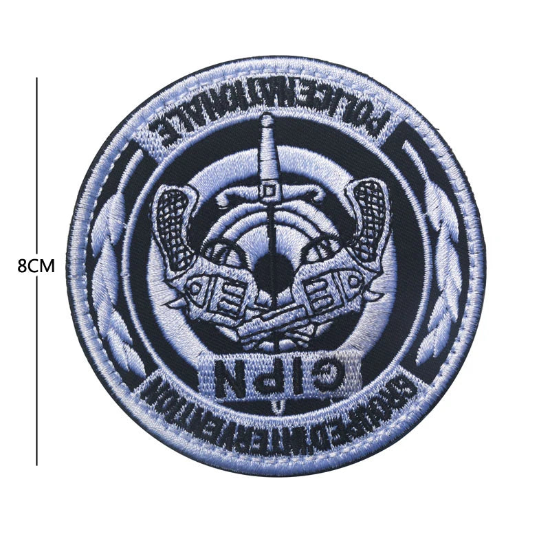 Patch Tactique France GIGN Infrared – Brodé avec Drapeau et Effet Réfléchissant IR - BLACKBEARD OUTDOOR INDUSTRIES